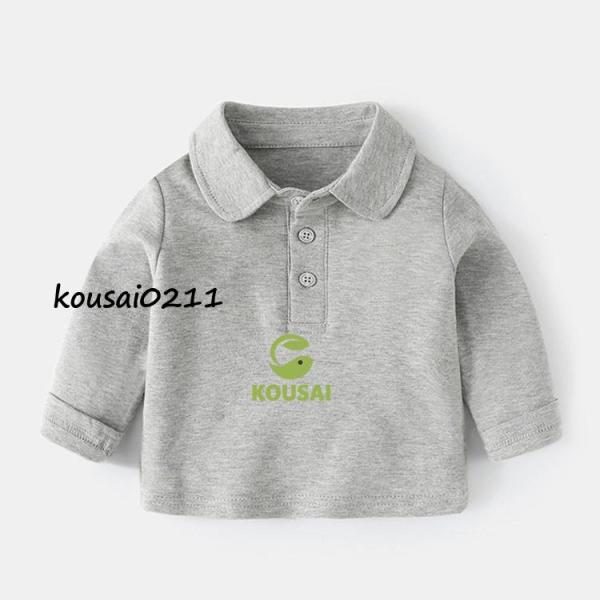 ■ 品名：キッズポロシャツ■ 素材：ポリエステル■ カラー：全4色■ サイズ：73cm-110cmtreflestoreの検索ワード：キッズ　ポロシャツ　子供　poloシャツ　女の子　男の子　Tシャツ キッズ アメカジプリント 長袖 Tシャ...