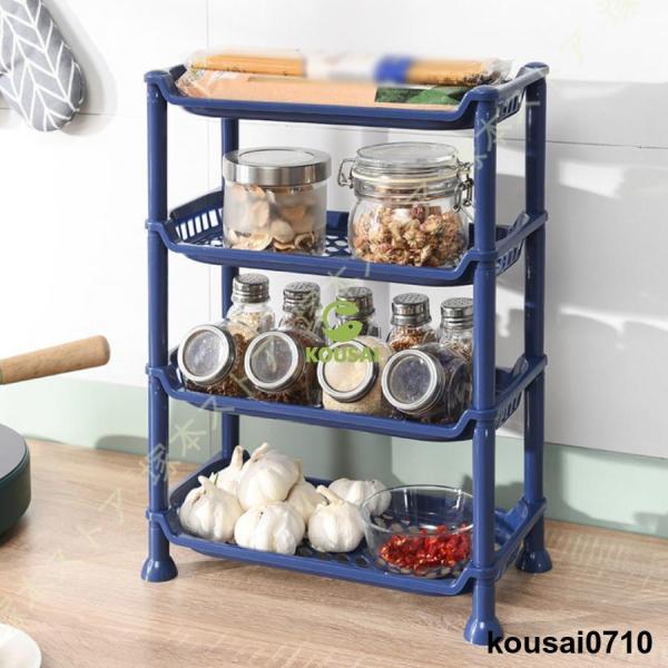 サイズ：A:34*17.5*20CM 、 B:34*17.5*34CM、  C:34*17.5*47.5CM 画像にサイズの説明もある。 調味料ラック 調味料 収納 スパイスラック キッチンラック キッチン 3段式 2段 台所収納ラック 調...