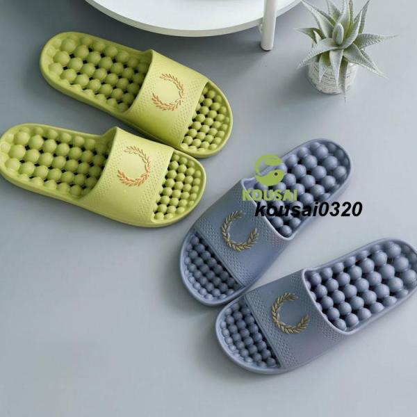 ■ 品名：健康サンダル■ 素材：EVA■ スタイル：自宅用/お風呂■ カラー：全8色■ サイズ：35-45■ 季節：春/夏/秋検索ワード：健康サンダル 健康スリッパ ツボ押し つぼ押し こり コリ ギフト 敬老の日 贈り物 グッズ ボディポ...