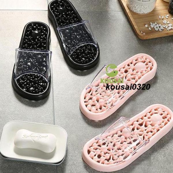 ■ 品名：健康サンダル■ 素材：PVC■ スタイル：自宅用/お風呂■ カラー：全6色■ サイズ：S-L■ 季節：春/夏/秋検索ワード：健康サンダル 健康スリッパ ツボ押し つぼ押し こり コリ ギフト 敬老の日 贈り物 グッズ ボディポップ...