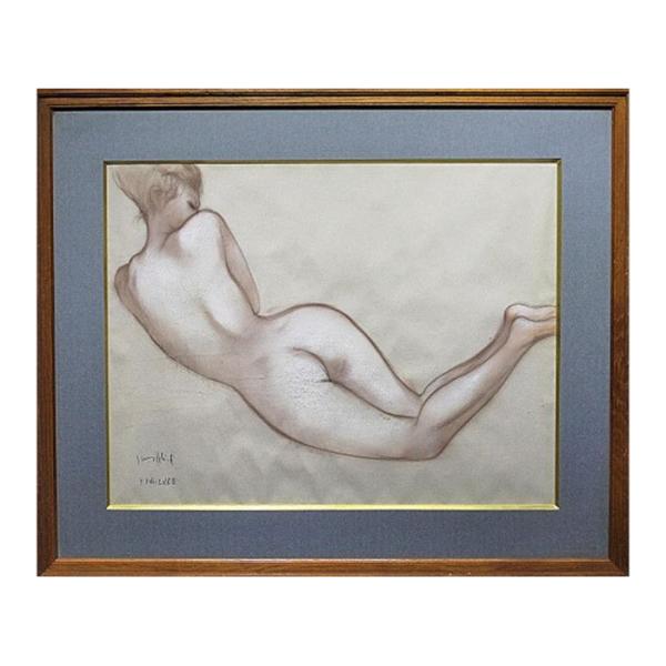 古沢岩美 『裸婦』 デッサン 紙 美人画 女性 日本人作家 : kousei