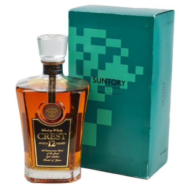 SUNTORY（サントリー） 兵庫県内配送限定 クレスト 12年 デキャンタ 43