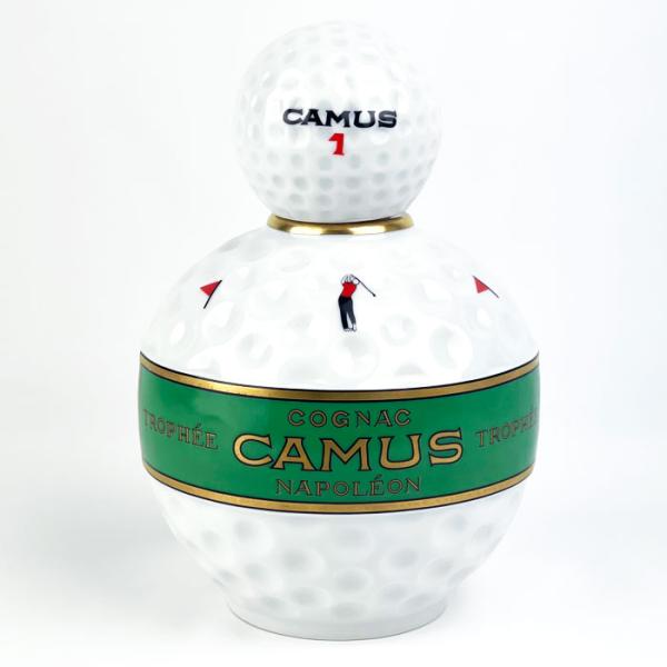 古酒未開栓　CAMUSカミュナポレオン トロフィーゴルフボール40%コニャックl 兵庫県内配送限定 CAMUS NAPOLEPN TROPHEE カミュ ナポレオン