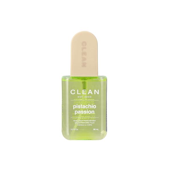 並行輸入品 クリーン CLEAN ピスタチオパッション ヘア＆ボディパフュームミスト 88ml 【あすつく】