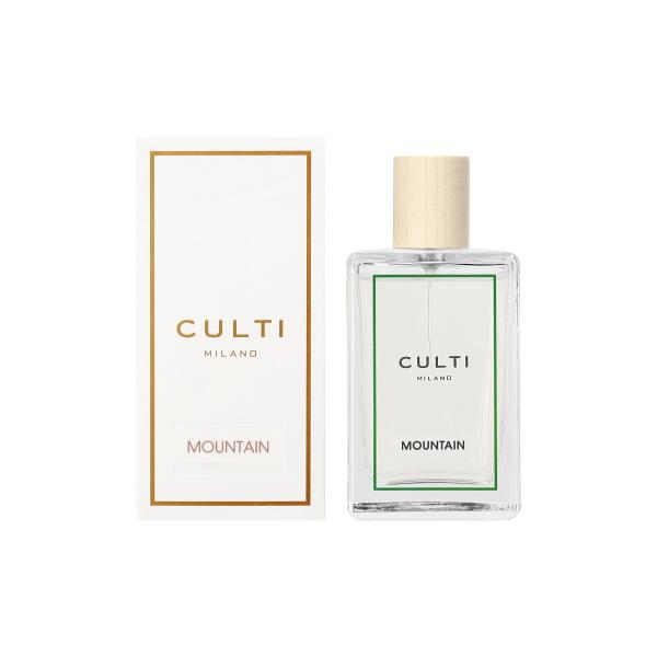 商品説明：イタリアで最も旬で心地いいSPAリゾートやホテルへアメニティグッズを提供する進化を続ける香りのブランド「CULTI MILANO（クルティミラノ）」。  MOUNTAIN（マウンテン） 森林浴をしているような自然の香りが緊張を解き...