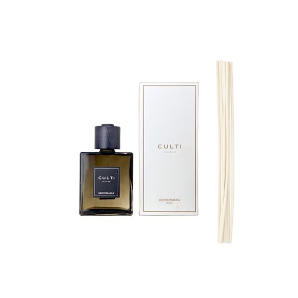 並行輸入品 クルティ CULTI デコール DECOR ルームフレグランス MEDITERRANEA メディテラネア ディフューザー 1000ml スティック付き 【あすつく】