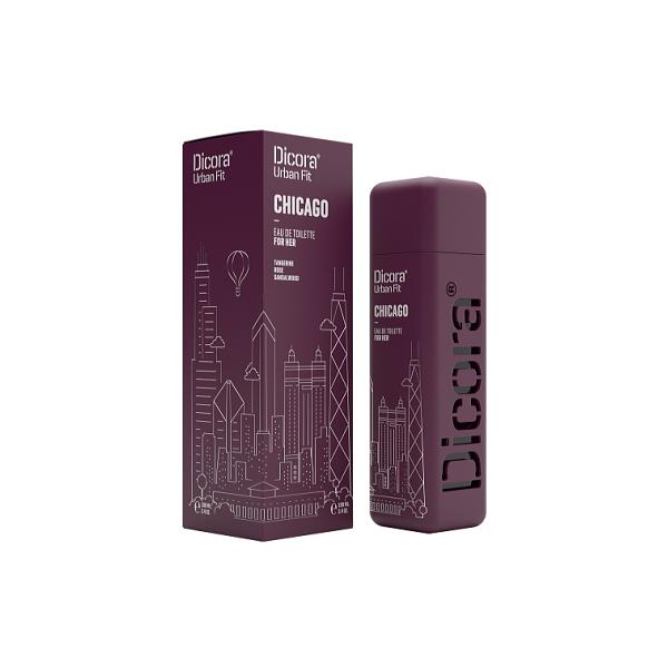 並行輸入品 ディコラ Dicora アーバンフィット シカゴ オードトワレ FOR HER EDT SP 100ml 【香水】【あすつく】