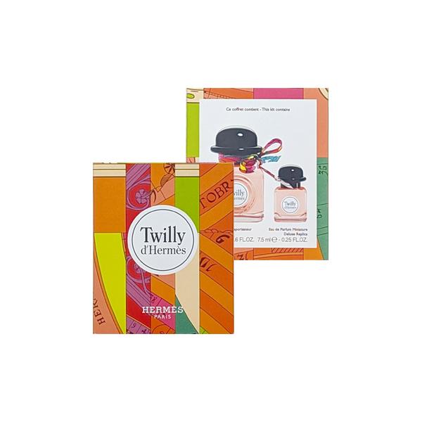 商品説明：【セット内容】 ・ツイリー ドゥ エルメス オードパルファム EDP SP 50ml ・ツイリー ドゥ エルメス オードパルファム EDP 7.5ml ミニ香水  香りのインスピレーション源は、自由で大胆、行動的な大人になる手前の...