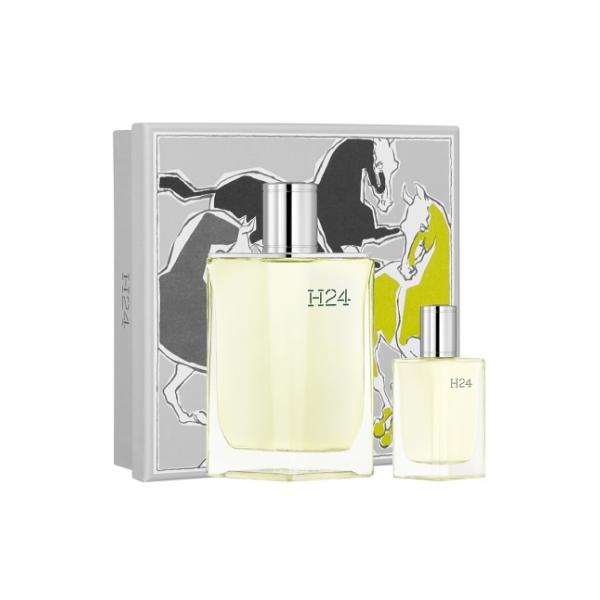 商品説明：H24オードトワレ100mlと携帯に便利な12.5mlが付いたお得な限定セット。 大切な方へのギフトに、ご自分へのご褒美に。  【セット内容】 ・H24 オードトワレ EDT SP 100ml ・H24 オードトワレ EDT SP...