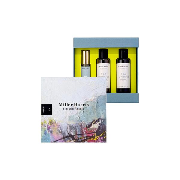 商品説明：ミラー ハリス の人気フレグランス「ティー トニック」のオーデパルファム10mLミニフレグランスとボディウォッシュとボディッローションのミニボディケアがセットになったトラベルコフレ。 大切な方へのギフトに、ご自分へのご褒美に。  ...