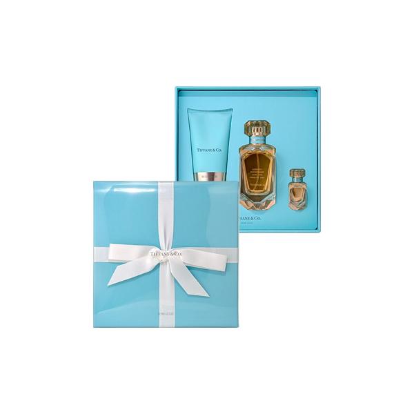 並行輸入品 ティファニー TIFFANY＆Co. ティファニー ローズゴールド 3P コフレセット EDP75ml＋EDP5ml＋ボディローション100ml 【香水】【あすつく】