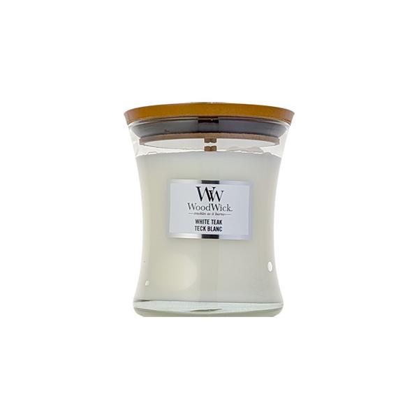 並行輸入品 ウッドウィック Wood Wick ジャーS ホワイトチーク アロマキャンドル 【あすつく】