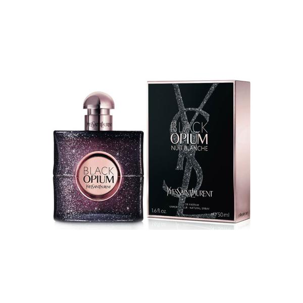 イヴ・サンローラン BLACK OPIUM ニュイブランシュ 50ml ブラックOPニュイブランシュオーデパルファム(イヴ・サン