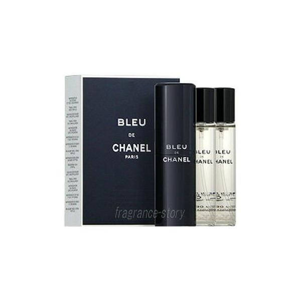 CHANEL ブルードゥ シャネル トラベルスプレイ リフィル2本 ブルー ドゥ シャネル パルファム トラベル スプレイ リフィル