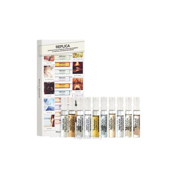 メゾン マルジェラ レプリカシリーズの人気フレグランスのミニサイズがスペシャルなセットに！メゾン マルジェラ レプリカシリーズの人気フレグランスのミニチュアサイズ10本をセットにしたお得な限定セットが登場。ギフトやお試しにも最適です。　　広...