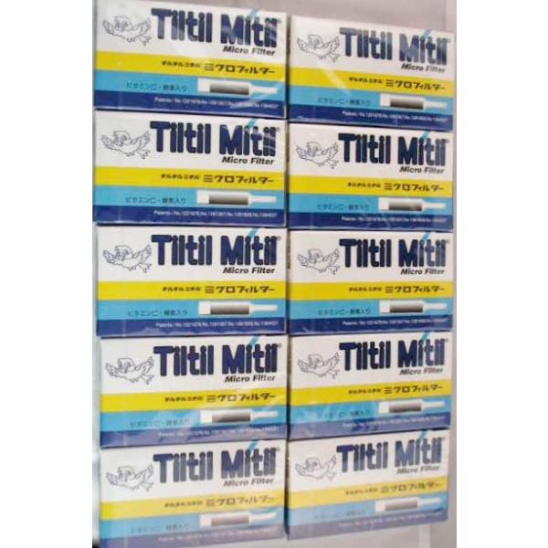 東京パイプ　株式会社　製チルチルミチル　ミクロフィルター　 ビタミンＣ　酵素　入り１０個入り　１パック　が１０箱　（合計１００本）
