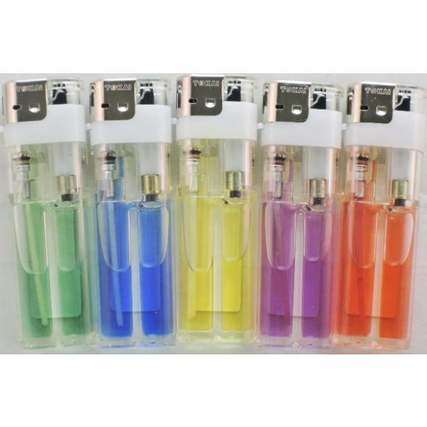 東海　製品番　ＣＲ　Ｐ２電子　使い捨てライター　５個セットＰＳＣ　対応カラーガス（液化ガスに着色している）