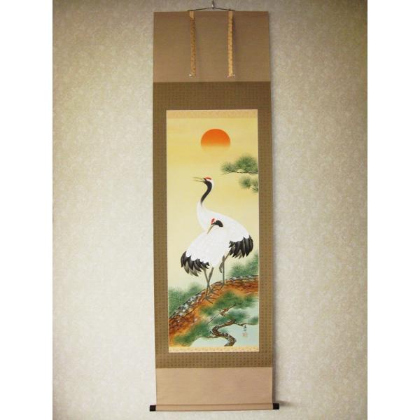 掛け軸 掛軸 松上大鶴 藤沢寿峰 (真作・新品) : 掛け軸の専門店 香遊