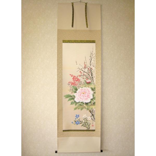 掛軸 花のモチーフ 作品 kouyu-info_sk60500