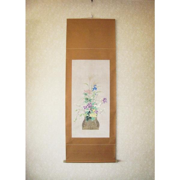 掛け軸 掛軸 花籠 高木硯山 (真作・新品) : 掛け軸の専門店 香遊