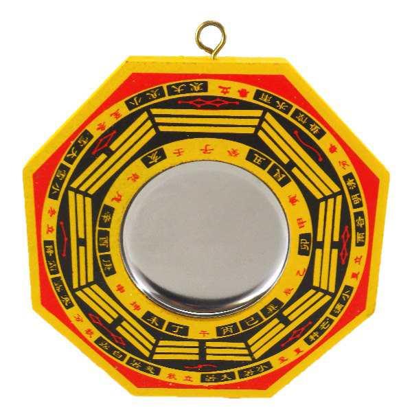 開運 風水 鏡 八卦鏡 魔除け 八角形 魔除けグッズ 玄関 置物 八
