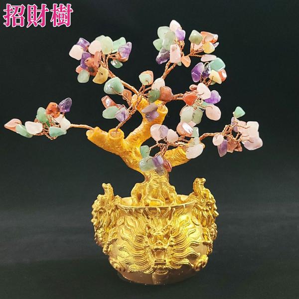 ★風水開運絵画＊金華　幸せ実りの発財樹　3D招財樹　幸せの木　金運　貯蓄　仕事 ☆風水開運絵画＊金華 幸せ実りの発財樹 3D招財樹 幸せ