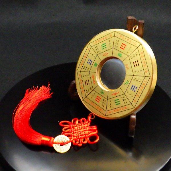 開運 風水 鏡 八卦鏡 魔除け 玄関 置物 八卦 壁掛け 魔除けグッズ 風水