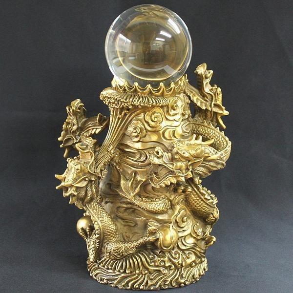 龍置物 龍の置物 真鍮 風水 龍 置物 玄関 金 風水グッズ 4本爪 金龍 竜