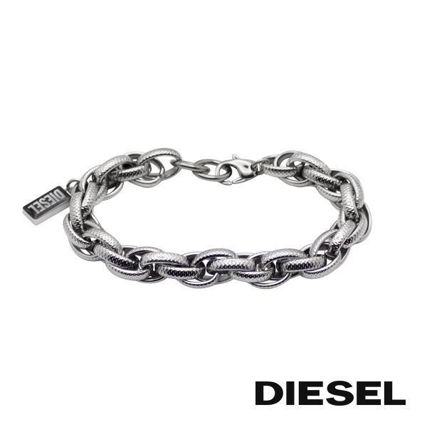 DIESEL ディーゼル DX1514040 ブレスレット メンズ シルバー アクセサリー プレゼント［海外正規品］