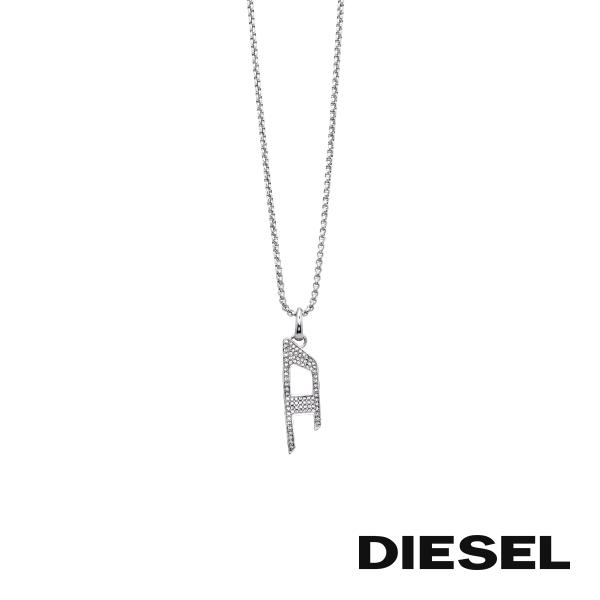 DIESEL ディーゼル DX1624040 メンズ シルバー ロゴ ブレスレット アクセサリー プレゼント［海外正規品］