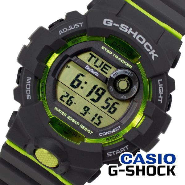 CASIO カシオ GBD-800-8 G-SHOCK G-ショック グレーグリーン メンズ Bluetooth 20気圧防水 LED付 モバイルリンク 腕時計 ギフト プレゼント【海外正規品】