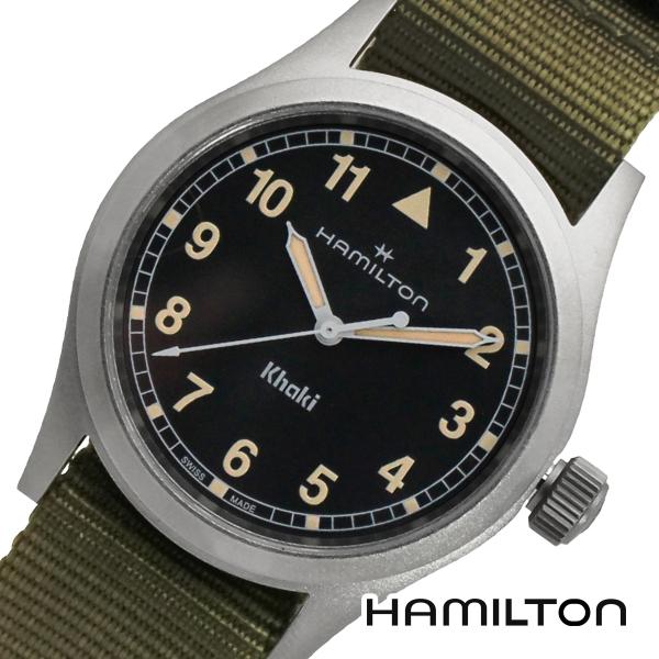 HAMILTON ハミルトン H69401930 カーキ フィールド クオーツ 38mm ブラック 腕時計 メンズ QUARTZ スイス製 アウトドア ミリタリーウォッチ [海外正規品]