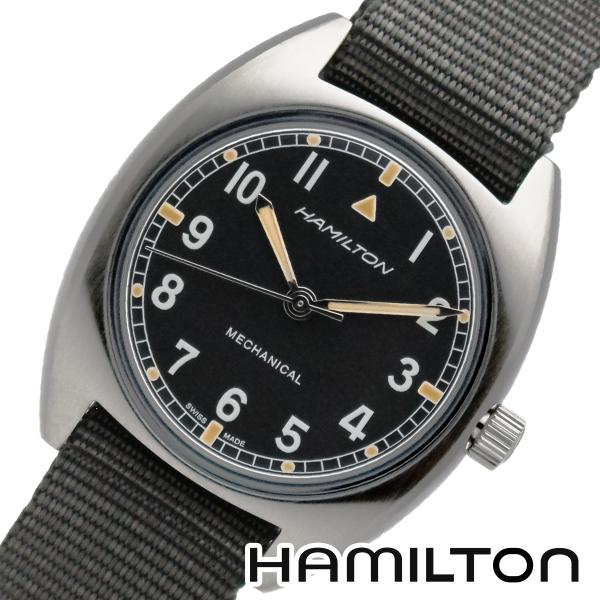 HAMILTON ハミルトン H76419931 36mm カーキ ブラック アビエーション パイロット パイオニア 手巻き メンズ レディース 腕時計 パワーリザーブ [海外正規品]