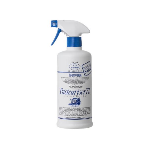 ドーバー パストリーゼ ７７は醸造用アルコール・純水使用による安全性を誇る、安心と高品質のアルコール製剤です。