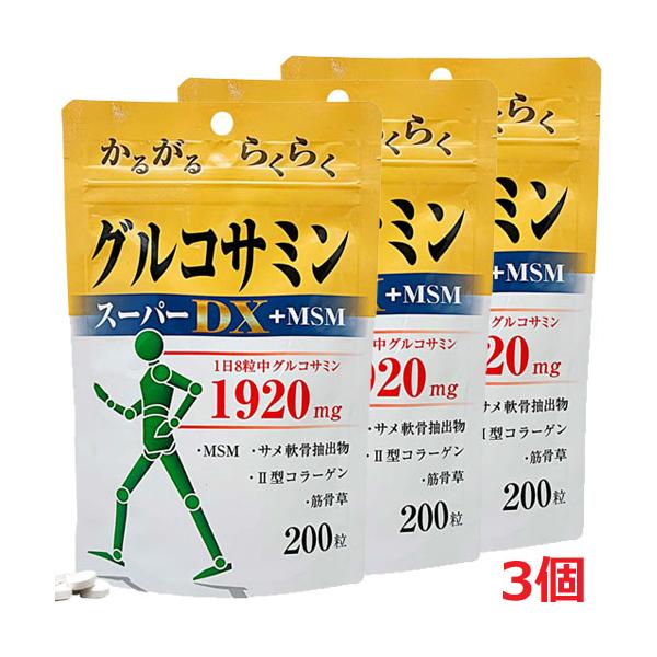 グルコサミンスーパーＤＸ＋ＭＳＭはスムーズな動きを支える大切な栄養素であるグルコサミンに相性の良いＭＳＭやサメ軟骨をバランス良く配合した健康補助食品です。階段の昇り降りが気になる方、スポーツを楽しみたい方、年齢に負けない活動的な毎日をお望み...