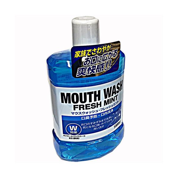 家族でさわやかお口に広がる爽快感！！口臭予防・口内洗浄W効果●お口のすみずみまで洗浄し、気になる口臭・ネバつきを洗い流します。●キシリトールとエリスリトール（香味剤）のダブル配合●爽快なフレッシュミントタイプ●お口すっきりアルコールタイプ