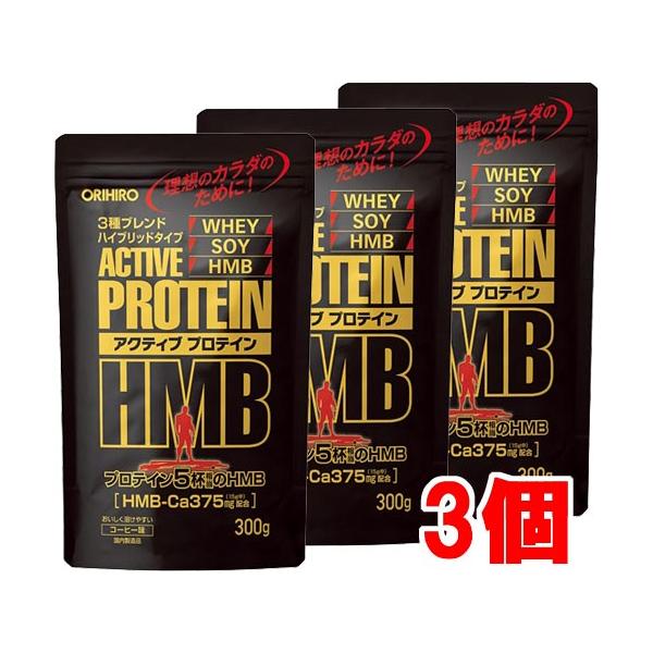 品多く オリヒロ アクティブプロテインHMB 300g×3個 trustedauto.com.au