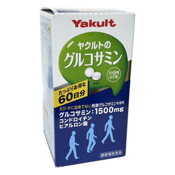 1日目安量9粒中にグルコサミンを1,500mg、コンドロイチン40mgとヒアルロン酸0.50mgを配合しています。