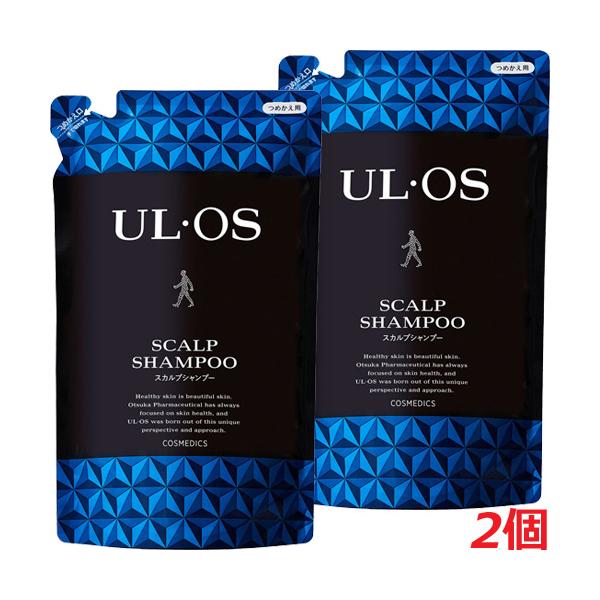 【2個】【メール便発送】ウル・オス 薬用スカルプシャンプー詰め替え用パウチ 420mL×2個【医薬部外品】（ウルオス・ulos)