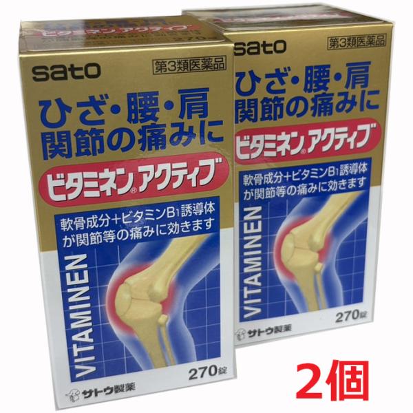 佐藤製薬 【2個セット】サトウ製薬ビタミネンアクティブ 270錠×2個【第