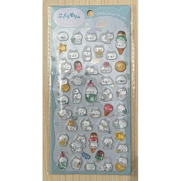 2026年6月・銀鳥産業　ぷっくりゼリーシール(しろくま)