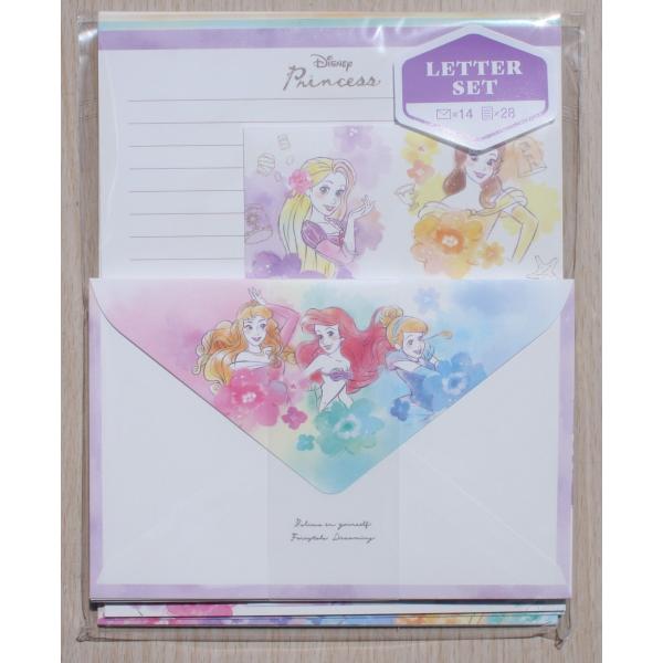 2021年4月・カミオジャパン ディズニープリンセス レターセット ...