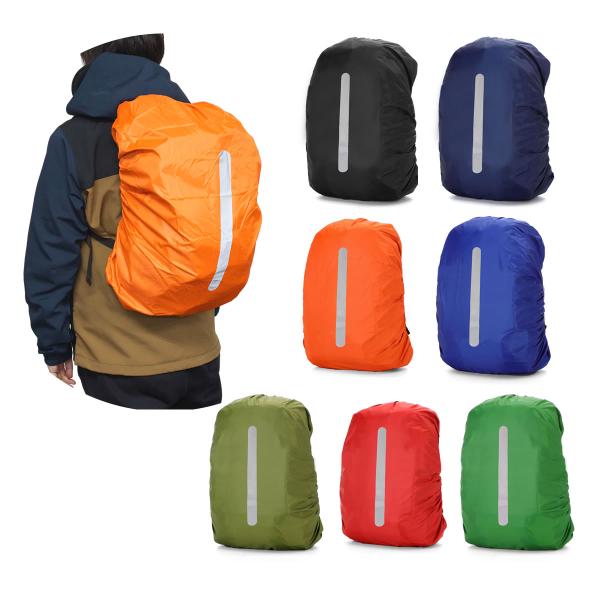 Lサイズ:リュック容量（L）：55L〜65L 用※リュックの使用状態や形状により異なる場合がございます。カバーサイズ：約105cm×約80cm素材：ナイロン、ポリエステル個数：1個製造国：中国※ご閲覧の環境などにより、実際の色味など異なって...