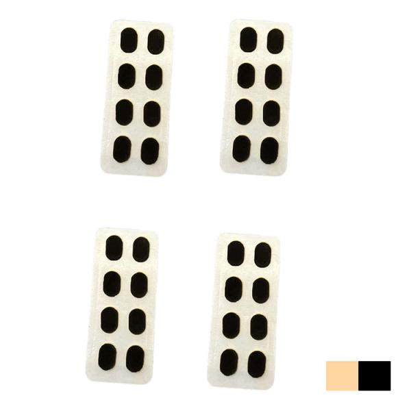 ◆ご使用方法◆鼻パッドシールは、ゆっくり剥がしてください。1.汚れを取り除きます。2.上に合わせて貼り付けます。3.指で軽く押さえます。商品サイズ：約6mm×約9mm厚み：約1mm重さ：約0.5g（1シート・8枚）製造国：中国入り数：4シー...