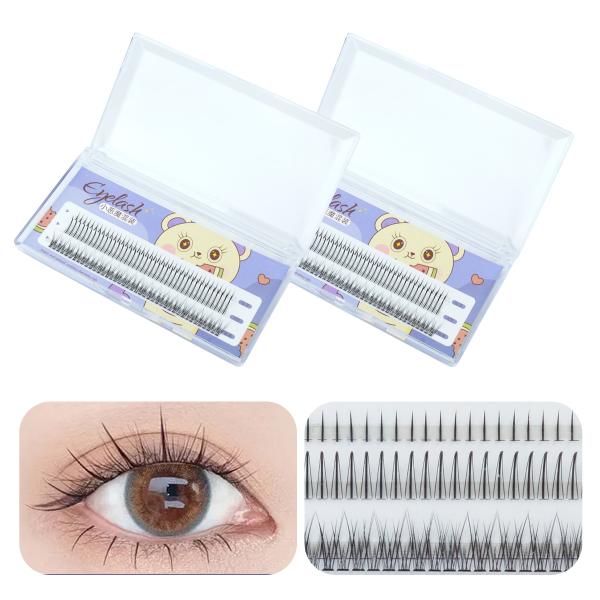 まるで付けていないような軽さの部分用つけまつ毛部分用だからナチュラルに盛れます♪毛が柔らかく目の負担を軽減し目に優しい♪3種類のつけまつ毛で立体的な仕上がりに♪0.7mmの繊細な毛で自まつ毛に馴染みます♪根本部分が丈夫なのでしっかりしていて...