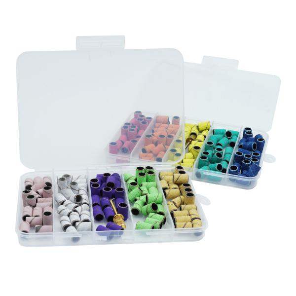 ネイルマシン用サンディングバンドセットネイルマシンでオフする際の必需品♪カラフルでかわいいサンディングバンド色によって目の粗さが違うので用途に合わせて付け替えることが可能です！たくさん使える100個セット！商品詳細サイズ：画像参照重　量：約...