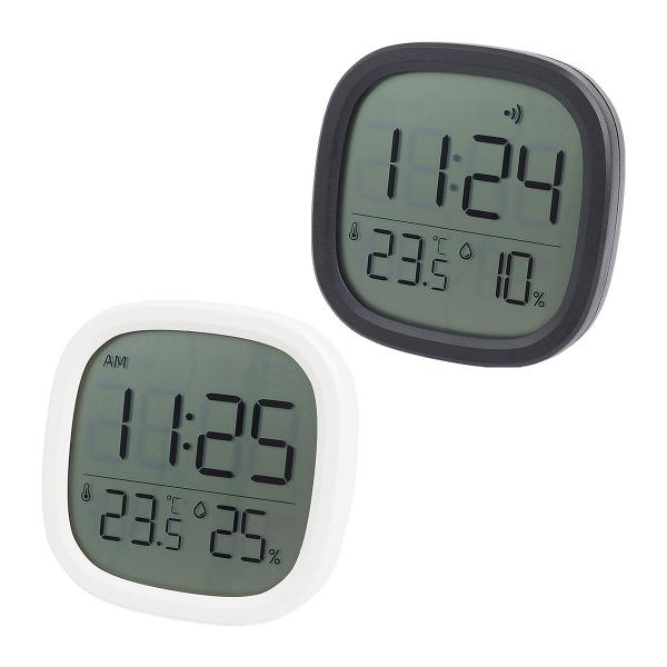 サイズ(約)：画像参照温度範囲：-10℃〜50℃ ±1.5℃湿度範囲：10%〜99% ±8%電池：CR2032 (テスト電池付属)材質：プラスチック 他個数：1個重量(約)：60g製造国：中国【注意事項】※撮影用小物類は付属しておりません。...