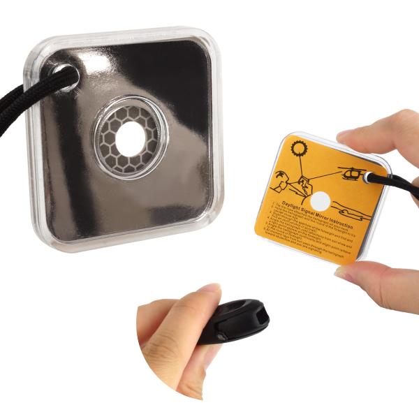 サイズ：約5.7cm×約5.7cm×約0.7cm(ミラー)　　　：約53cm(ネックストラップ)重量：約30g材質：アクリル製造国：中国※輸入商品の為、製造や輸送の際に生じる若干の小傷等がある場合が御座います。※上記による返品交換は承ってお...