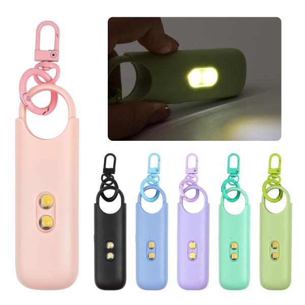 サイズ(約)：97×30×18mm音量(約)：130dB(メーカー値)連続動作時間(メーカー値)アラーム(約)：90分LED点灯(約)：120分バッテリー：130mAh(メーカー値)充電時間(約)：1時間材質：ABS付属品：USBケーブル、...