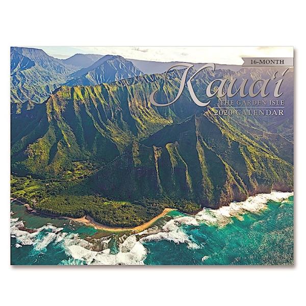 過去カレンダー 送料無料！ 2020年 アイランドヘリテイジ社 ハワイ カレンダー（16カ月カレンダー）Kaua'i The Garden Isle　カウアイ島　2020 ハワイアン雑貨
